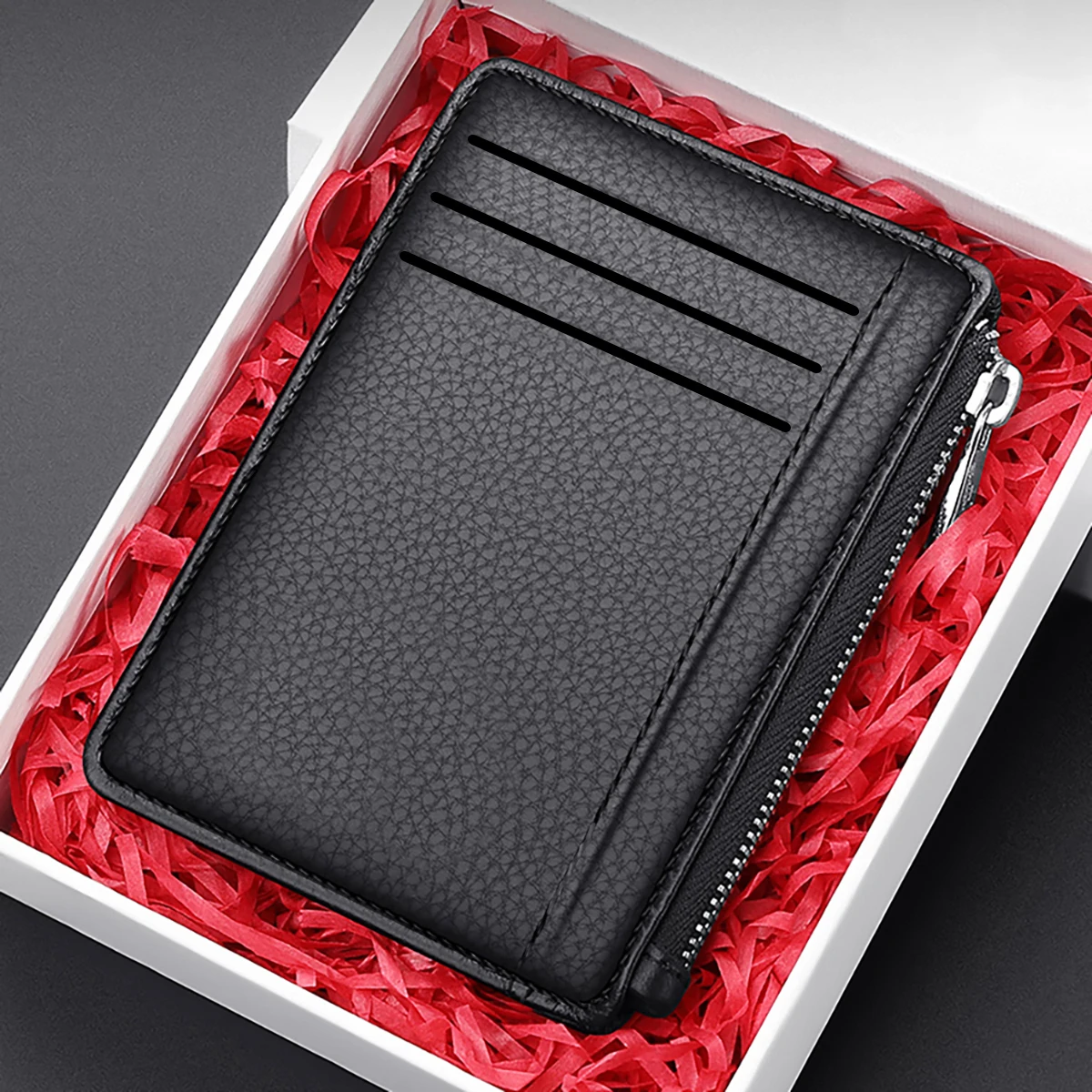 Pu card cover large capacity ultra-thin exquisite simple multi-card coin wallet ID card credit bag wallet card holder card holder credit card holder card wallet