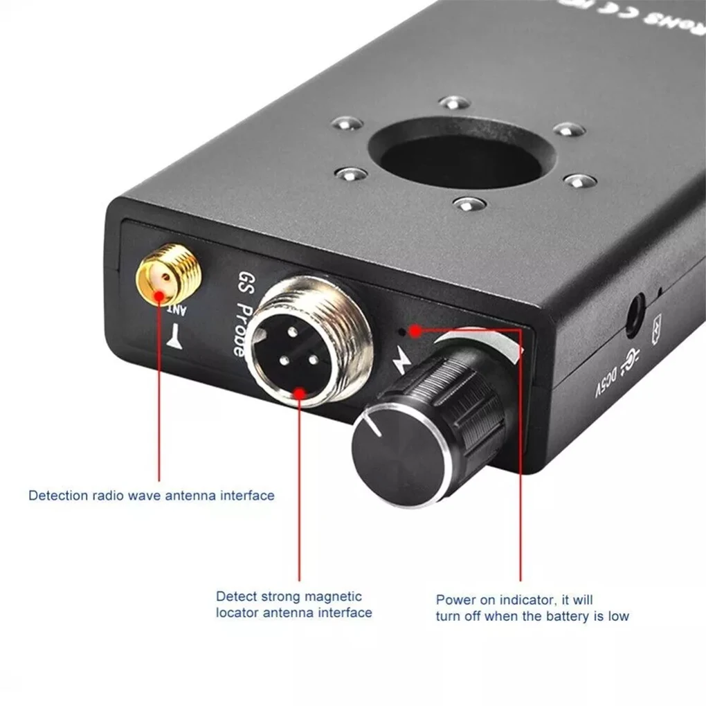 Plastic Locate Wireless Eavesdroppers With K18 Multi-function Wireless Lens Device 2.Detect