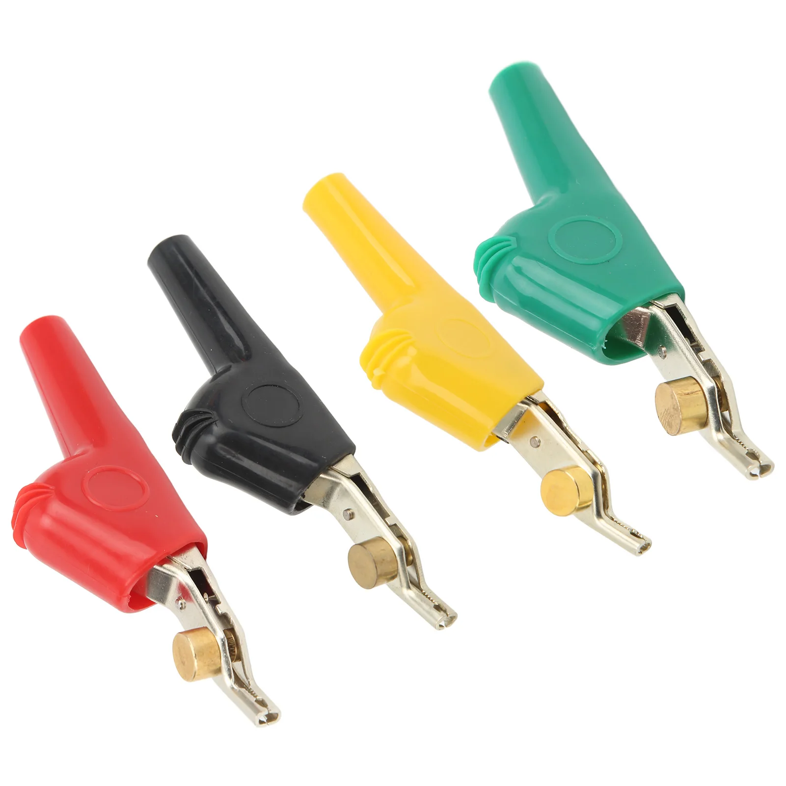 Banana plug alligator clip cable Clip Telecom Communication Test Clamp Stripping with Needle 25mm Opening J.60043 Multimeter Test Clips