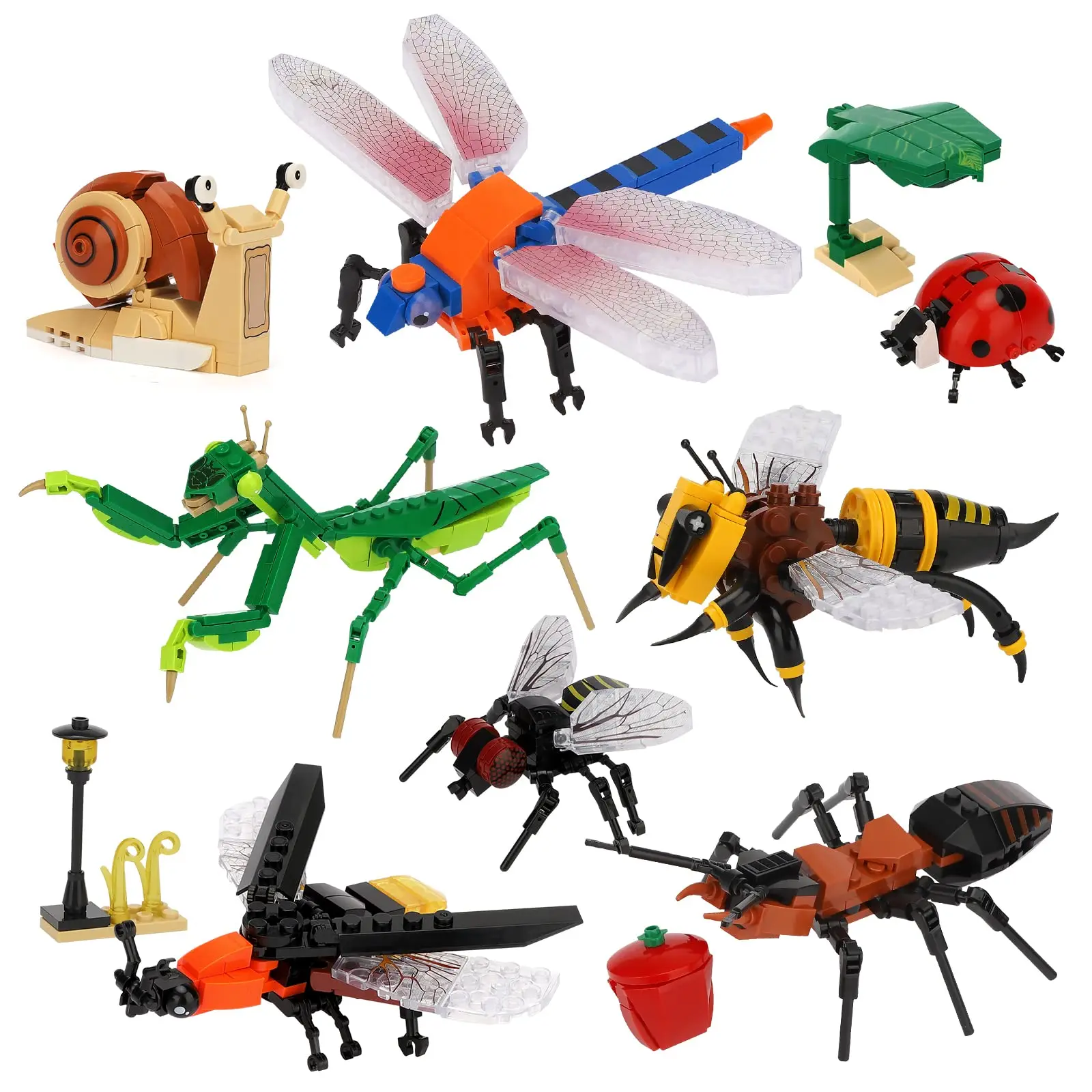 ToylinX-Insect-Animal-Building-Blocks-Toys-Set-8-Boxes-STEM-for-Kids ...