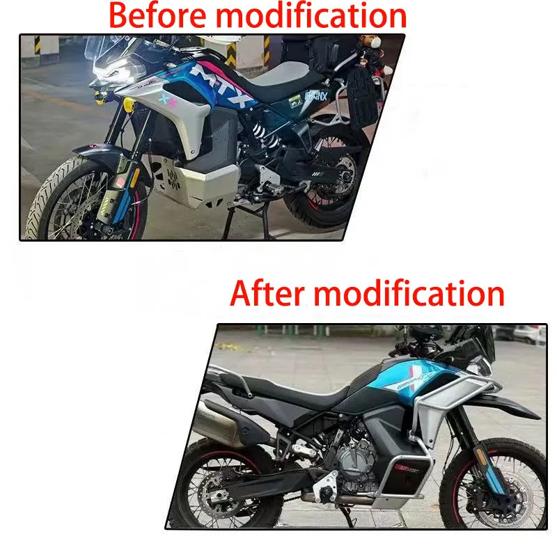 CFMOTO 800MTX 오토바이 충돌 방지 바 프레임 보호 범퍼 프레임 바 엔진 가드 고속도로 충돌 방지 바 브랜드 액세서리