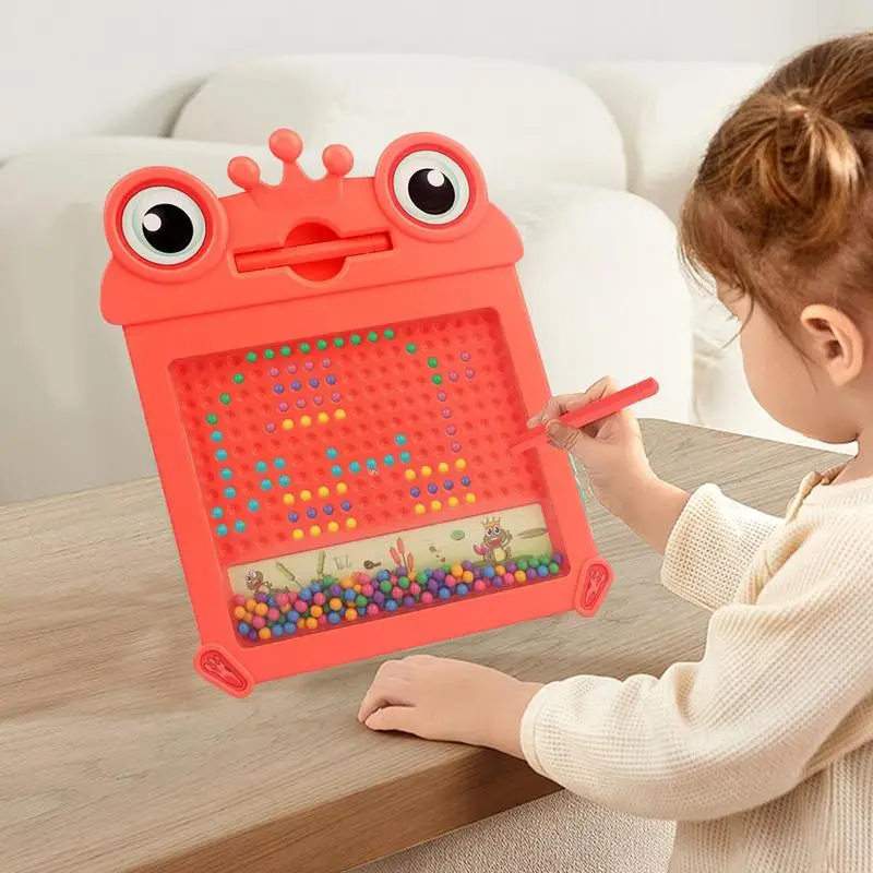 Magnetic Doodle Board Frog Shape Cartoon Magnetic Drawing Board Toy Multifunctional Educational Shockproof Preschool Learning