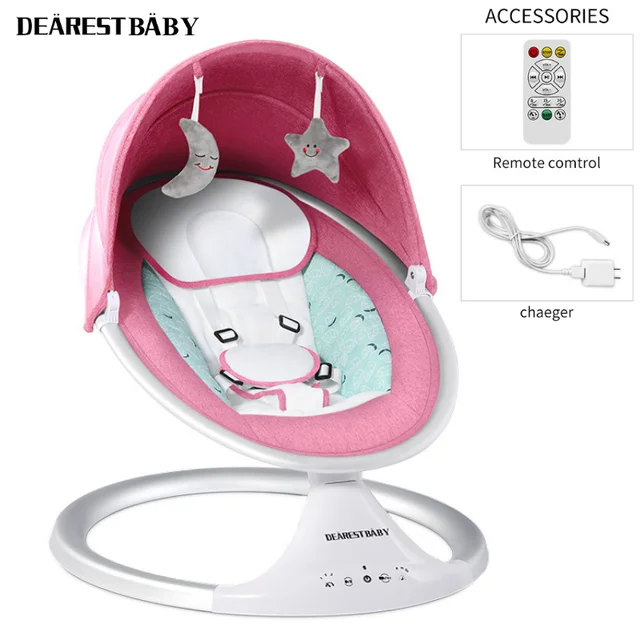 Balanço do bebê elétrico Cadeira Balanço Inteligência para Crianças  Controle Remoto Dormir Espreguiçadeira Balanço com Bluetooth e Cinco  Engrenagem - AliExpress