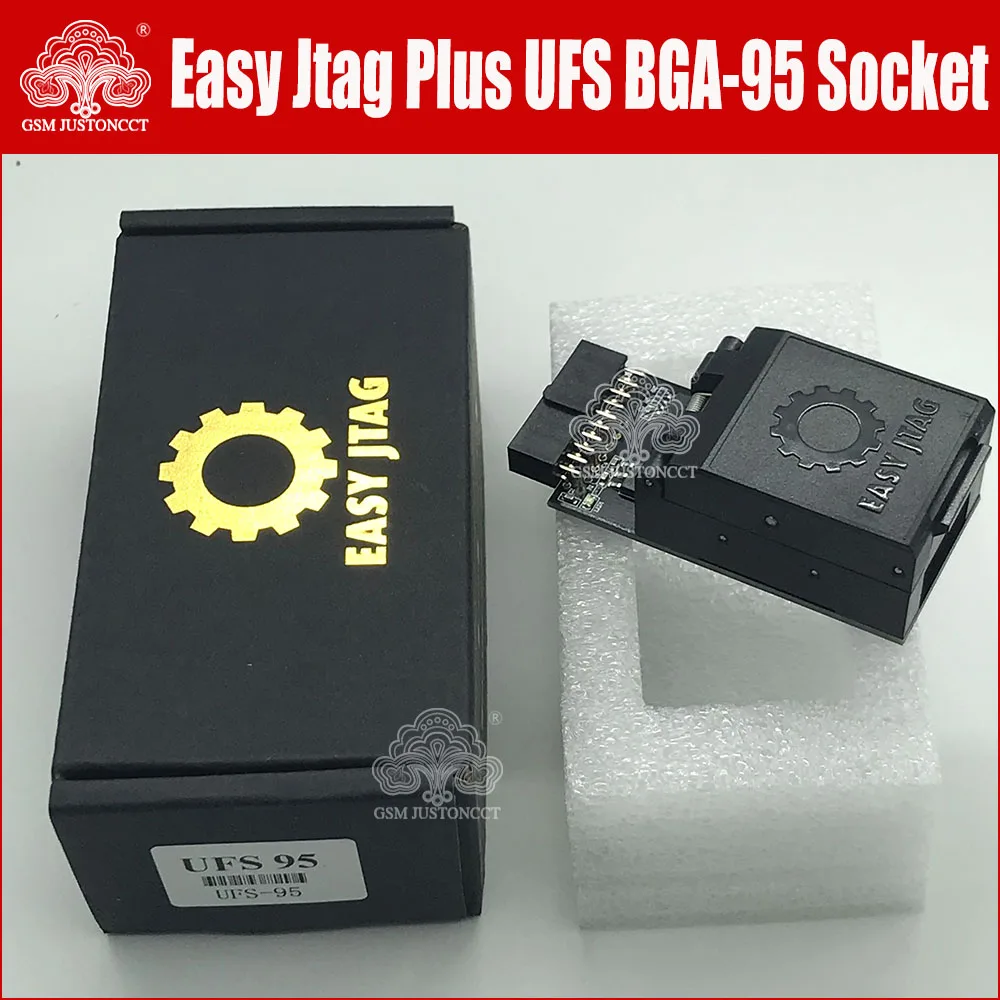 

2024 оригинал, новая версия, бокс Easy-Jtag Plus UFS BGA 95, адаптер розетки для Z3x-Φ Plus