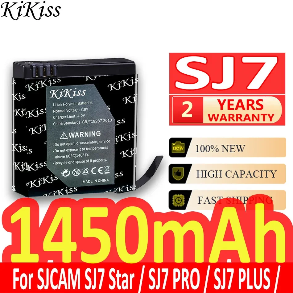 Аккумулятор KiKiss SJ4000 SJ5000 SJ5000X M10 M20 SJ7 SJ8 SJ9 SJ10 для экшн-камеры SJCAM M20 / M20 AIR EN H9 H3 H8 PRO SJ8 PRO
