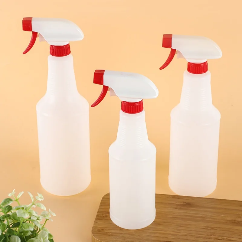 Garrafa Transparente Multipurpose Spray, Recipiente Vazio, Portátil, Recarregável, Plástico PE, Atomizador, Suprimentos Jardinagem, 500ml, 1000ml