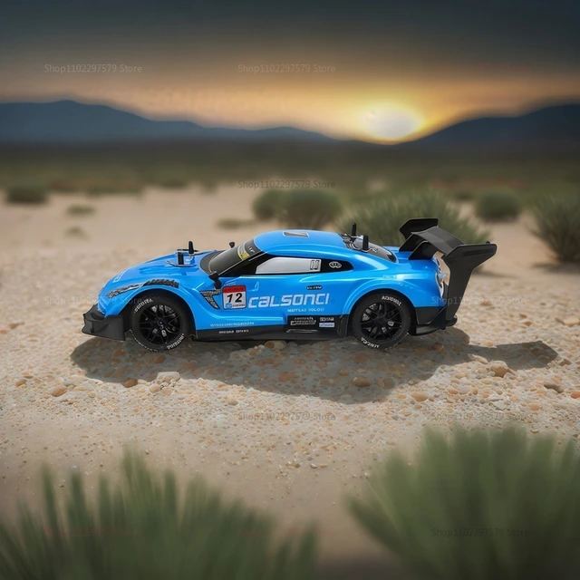 1:14 Scale Drift Car with 2.4G Remote Control for Racing and Stunts Remote Control GTR Model OffRoad Toy Car for Kids and Adults 3