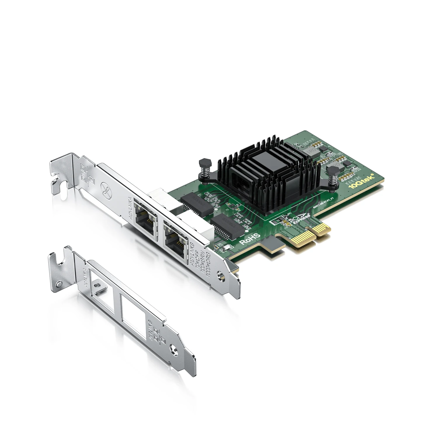 

Сетевая карта 1,25G NIC, двойной фотопорт PCIe X1, для контроллера Intel 82571, 10/100 Мбит/с, Gigabit Ethernet PCI Express