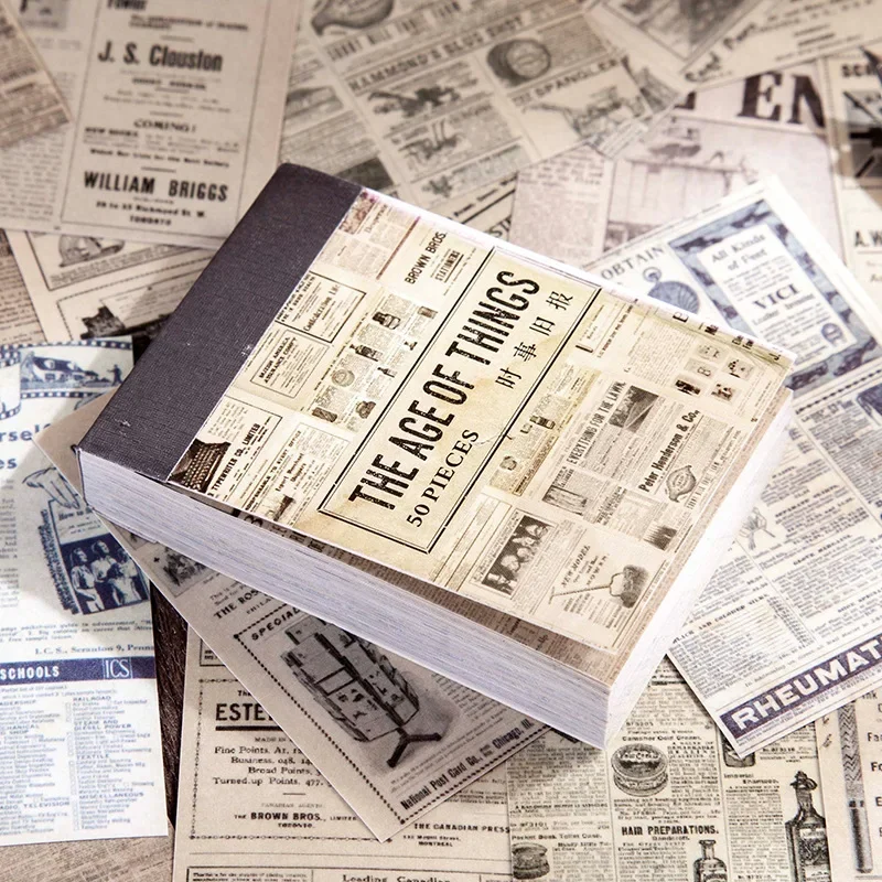 Vintage Plant Stickers Junk Journal Retro Newspaper Stamp Ticket Stickers Label 50pcs/lot DIY Diary Album Scrapbooking Material decorative stickers self adhesive stickers stationery stickers paper stickers adhesive stickers decorative labels stickers animal stickers handbook stickers packaging stickers diy scrapbooking accessories