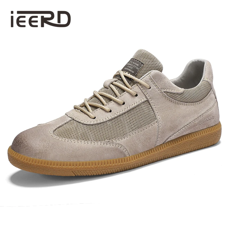 

Fashion Board casual shoes for men Mesh and Genuine leather sneakers men Flats footwear Plus Size 39-47 Walking Shoes