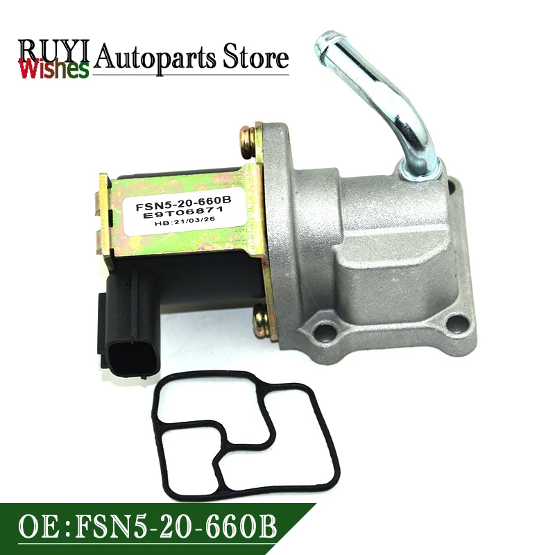 Pneumatic Air Valve FSN5-20-660B FSN520660B New Idle Air Control Valve E9T06871 For Mazda 626 Protege ES DX LX 5 1999-2003