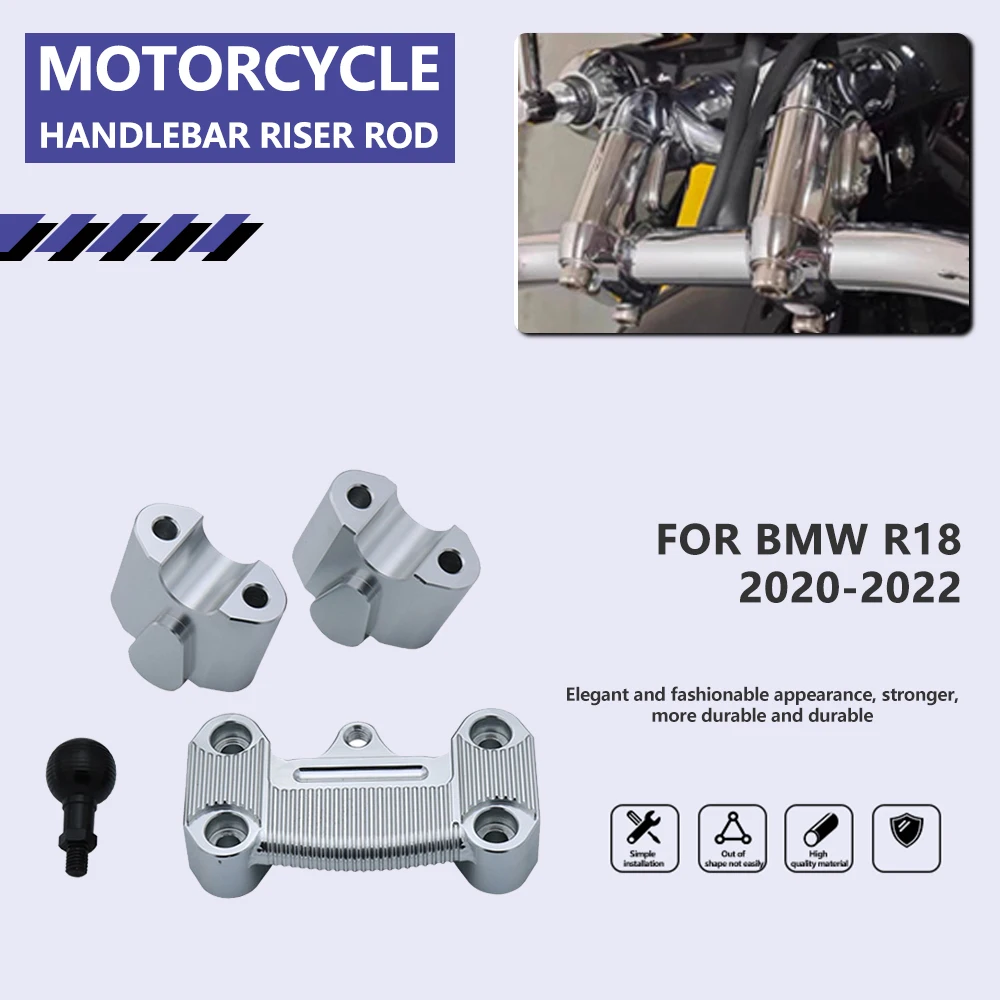

For BMW R18 R18B Handlebar Upgrading High Backward Code Mobile Phone Bracket CNC Aluminum Handlebar