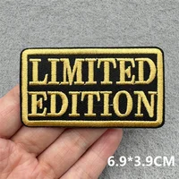Punk Black & White Slogan Embroidery Patch – Iron-On Badge Label for Jackets, Clothes, Bags & DIY Applique Projects - Image 4