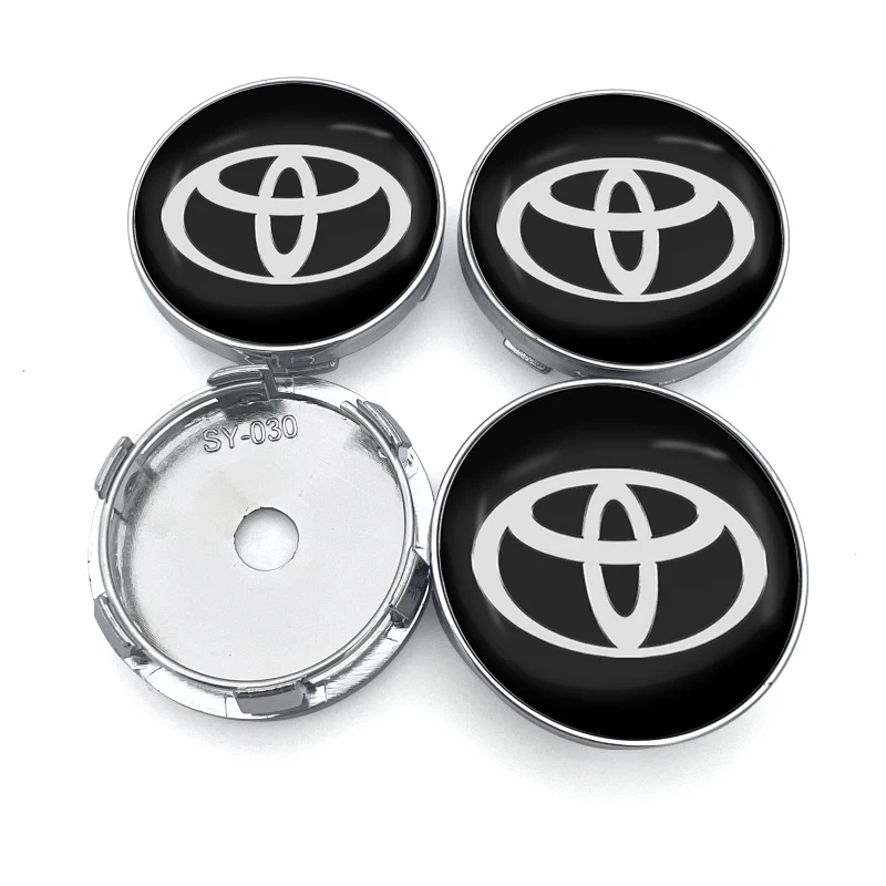 Car Wheel Center Hub Cap Logo Stickers Rim Cover Emblem Decal Per Toyota Hilux Land Cruiser Prius Supra Rav4 Prado Aqua Camry