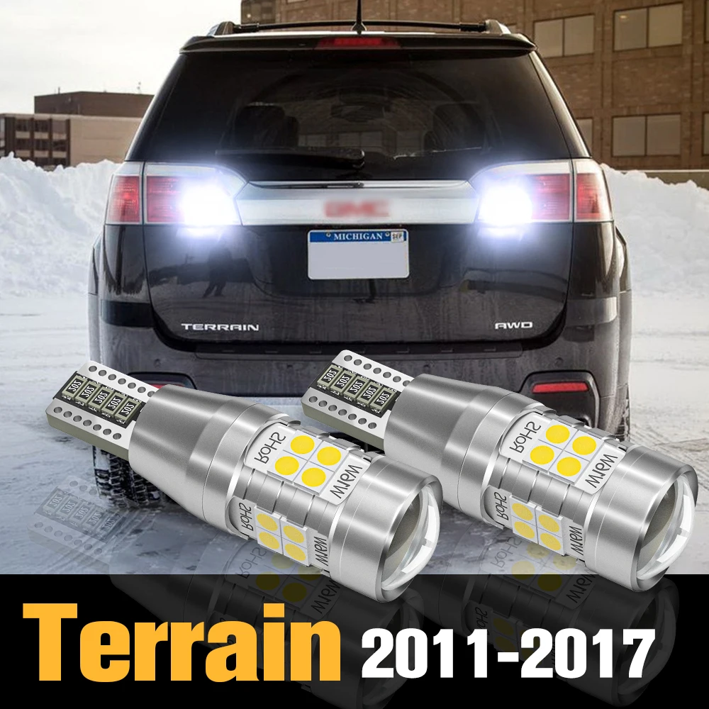 

2pcs Canbus LED Reverse Light Backup Lamp Accessories For GMC Terrain 2011-2017 2012 2013 2014 2015 2016