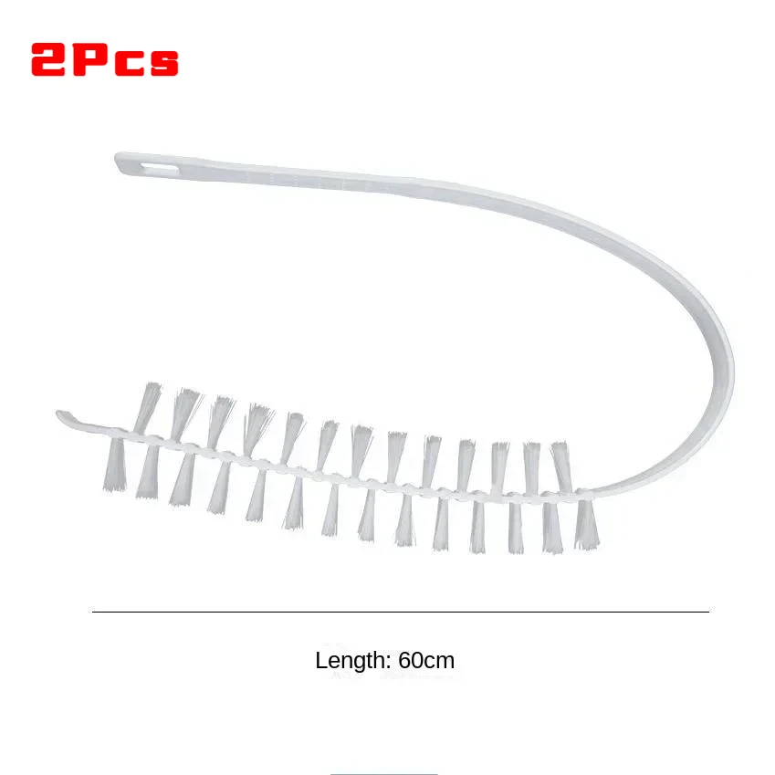 מברשת ניקוי גמישה ארוכה רב-תכליתית למכונת כביסה, מייבש, מסיר פשתן ומנקה רדיאטורים