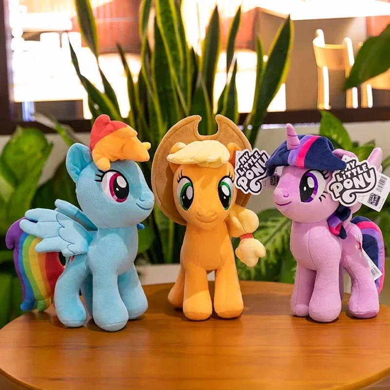 Genuine My Little Pony Plush Toy Kawaii Friendship Is Magic Plushies Doll Rarity Sofa Pillow Cartoon Rainbow Dash Kids Gift