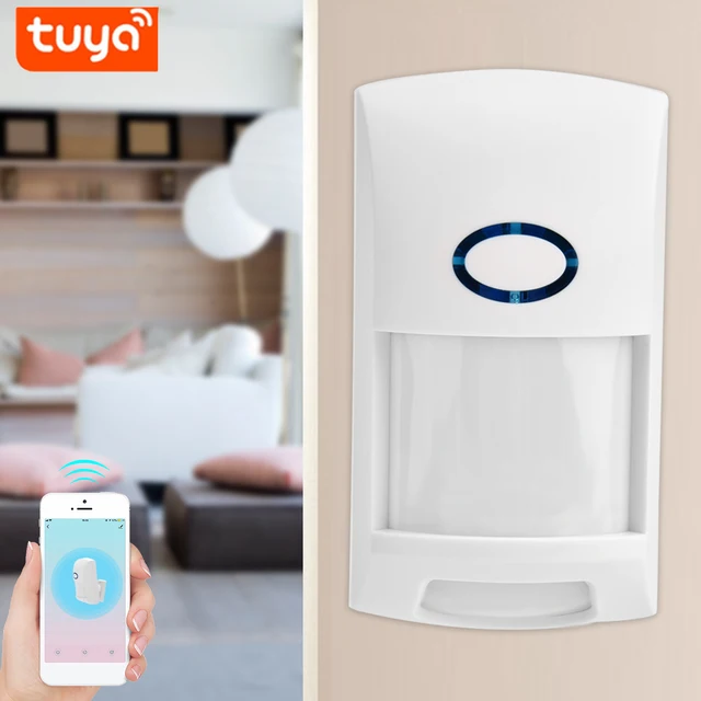 Home Security System Wifi PIR Motion Detector Intelligent Infrared Alarm Sensor Anti-Theft 110° Wide Angle Detection for Tuya 3