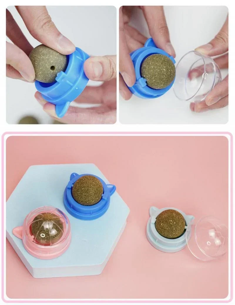 Animal Supplies Catnip Ball Cat Toy Self-exuberant Teething Catticker Stick The Wall Lick Lick Roca Ready-to-eat Baby Cat Tools