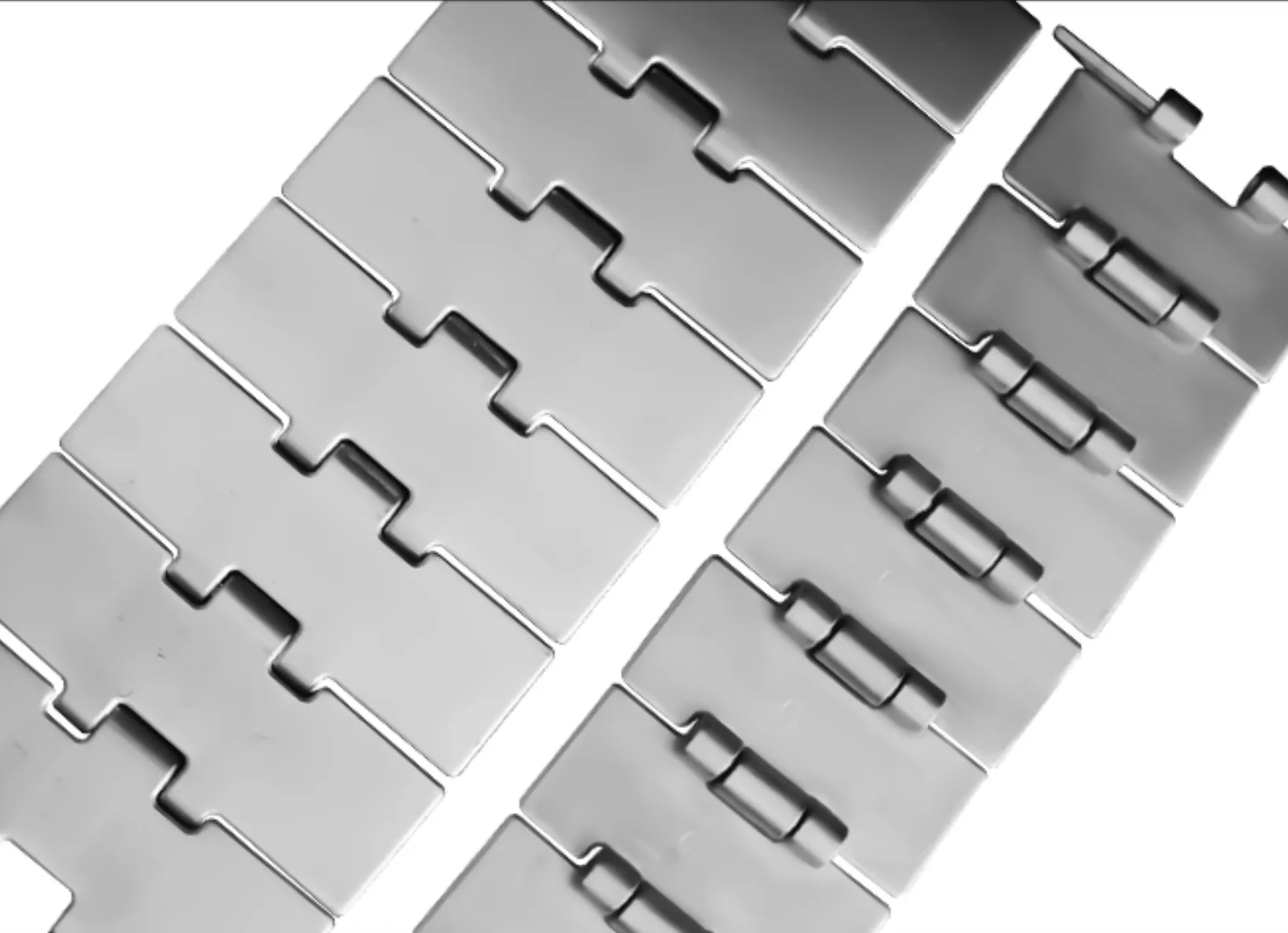 1meters/pcs 812K250 Width63.5mm 420Stainless Steel Flat Top Chain