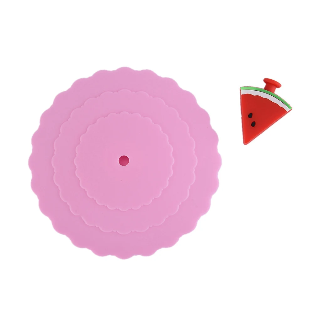Fdit Couvre-gobelets en silicone Couvercle de tasse en silicone Forte