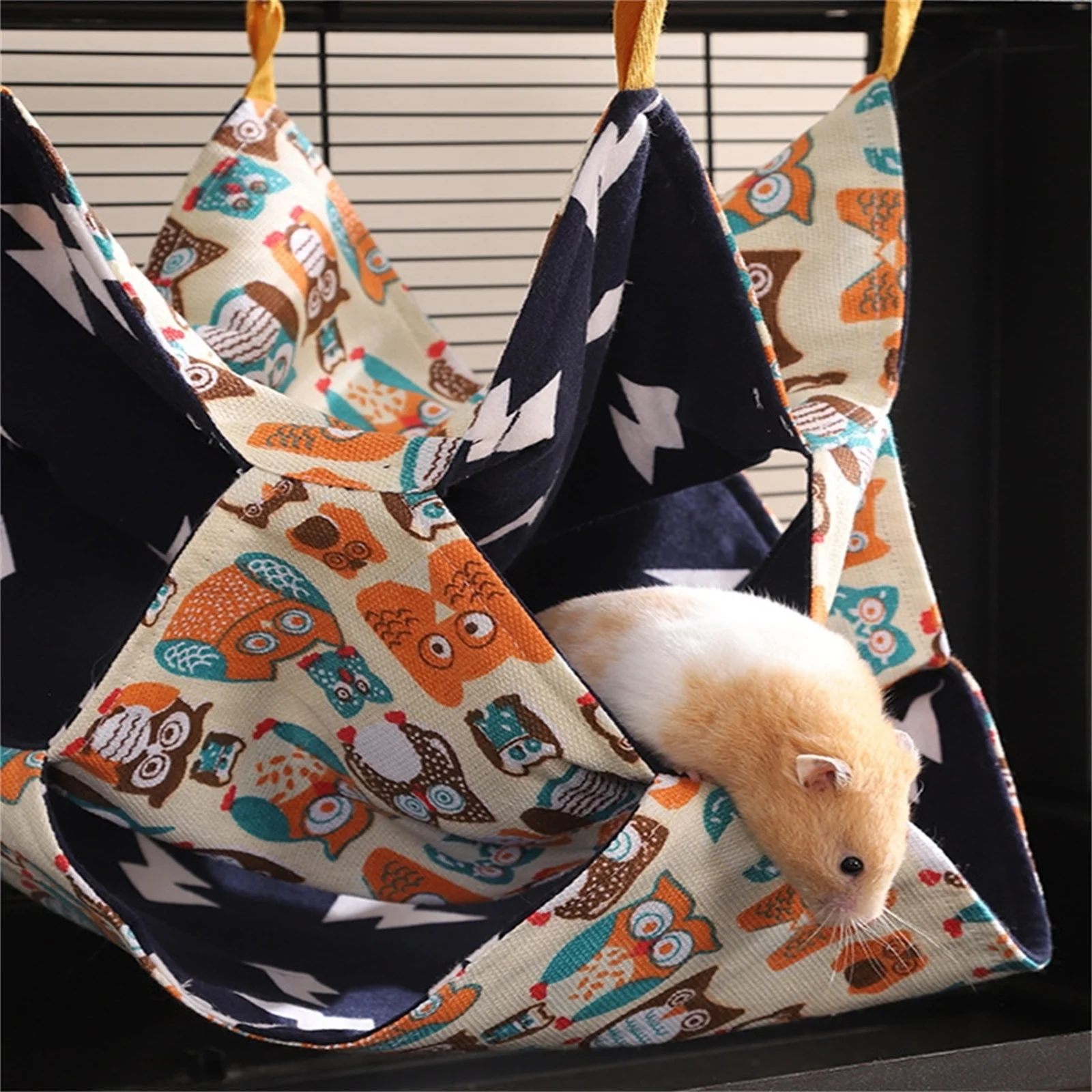 

Small Pet Hammock Hamster Hammock Maze 3 Layer Hammock Honey Bag Glider Squirrel Sleeping Bag Warm Pets Nest