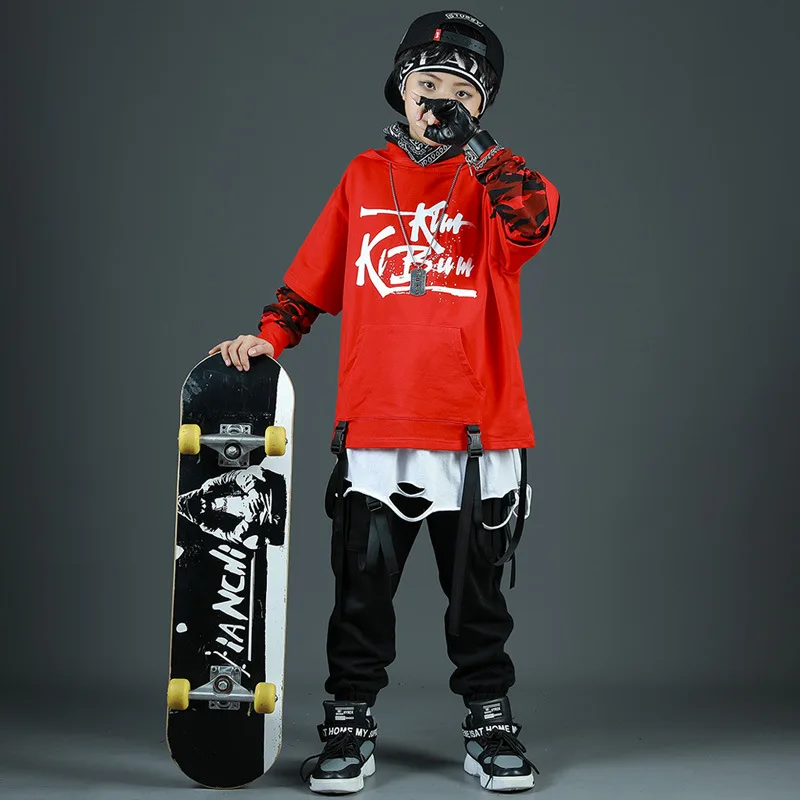 

Kid Sport Sets Hoodie Pant Boys Girls Streetwear Fashion Hip Hop Oversize Loose Casual Hooded Sweatshirt Pant Children Tracksuit