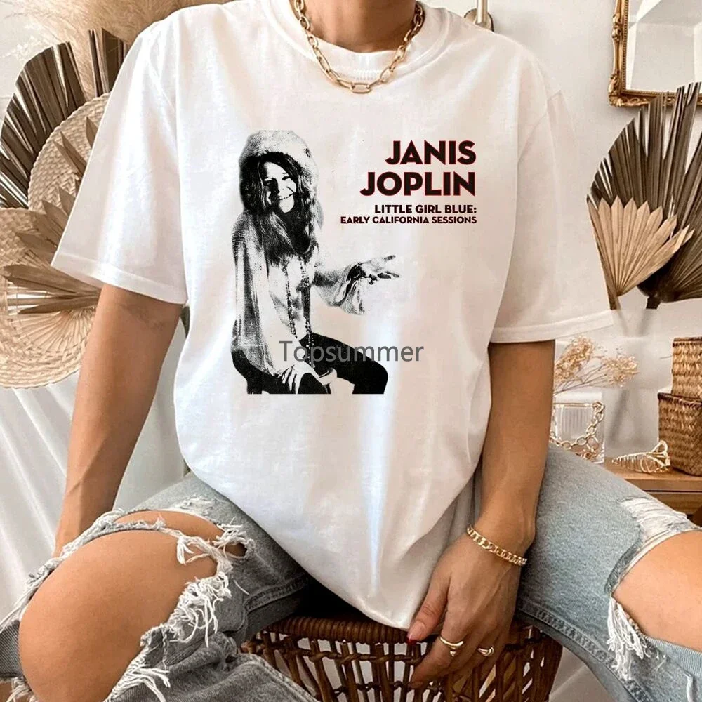 

New Janis Joplin Concert Cotton Black S-5Xl T-Shirt 1D1840