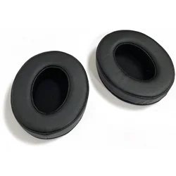 Enhanced Memory Foam Earpads Cushions (Black leather)