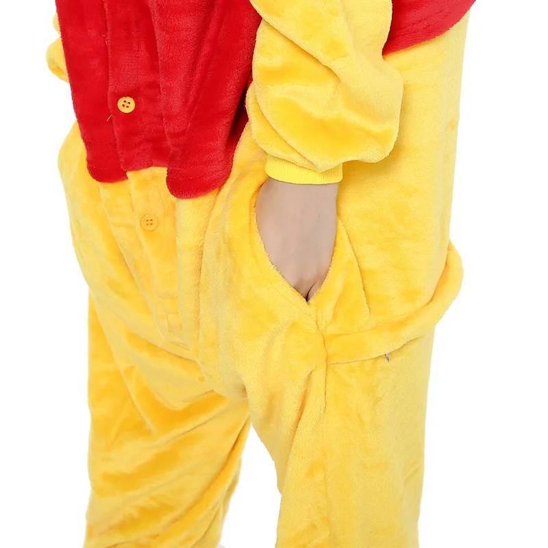 Stitch Pluto Bear Tiger Onesies Kigurumi Animal Piglet Tigger Pajamas Unisex Adults Hooded Jumpsuits Sleepwear Anime Party kigurumi pajamas