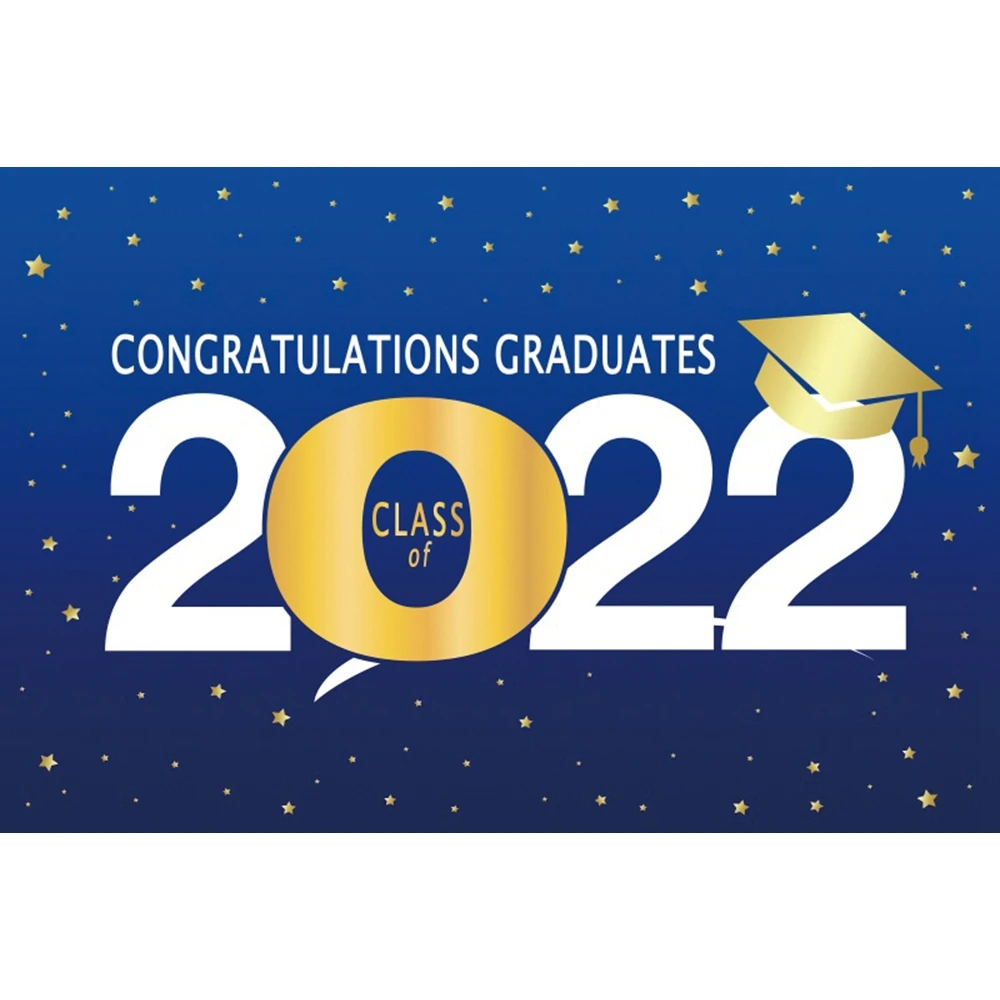 Yeele Graduation Party Backdrop Class of 2022 Black Golden Glitter Light Bokeh Photography Background Congrats Grad Banner Decor camera cleaning kit Photo Studio Supplies