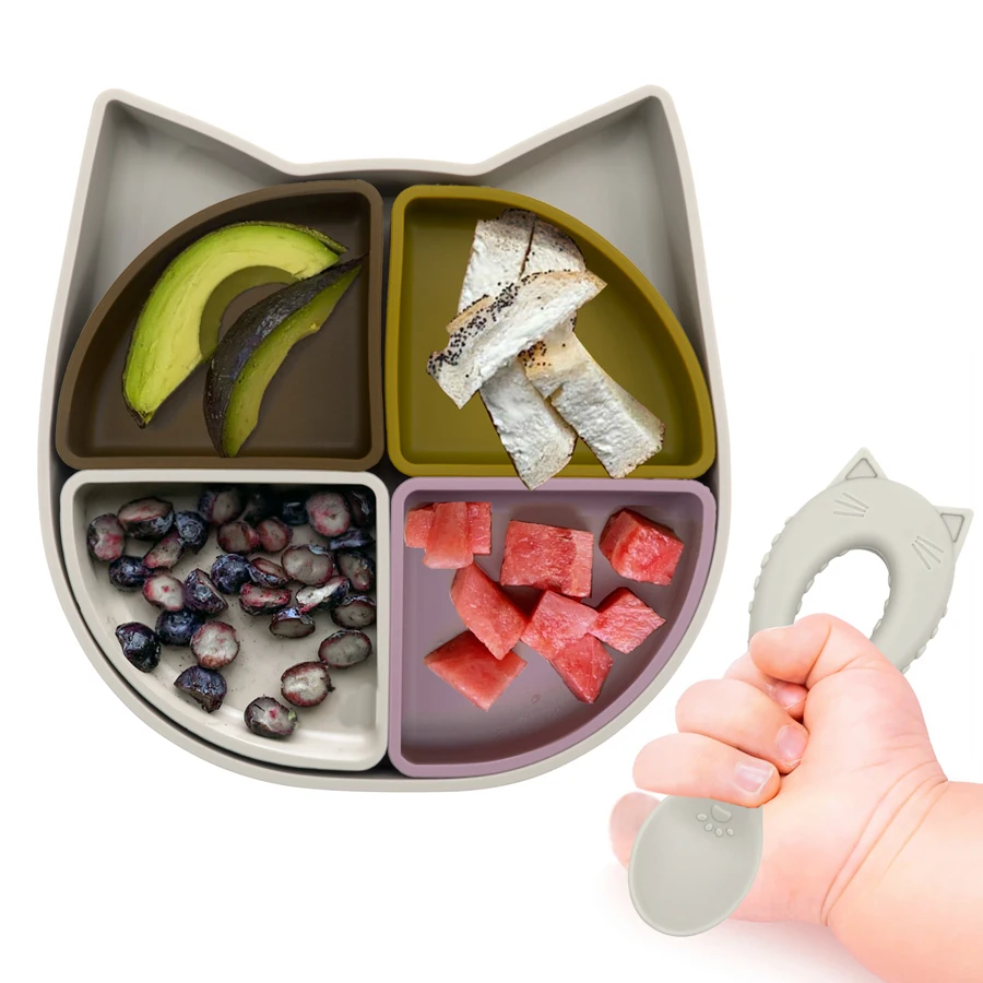 New Baby Soft Silicone Spoon Cartoon Animal Spoon Children Food Baby Feeding Tools Baby Spoon Gadgets Tableware 5