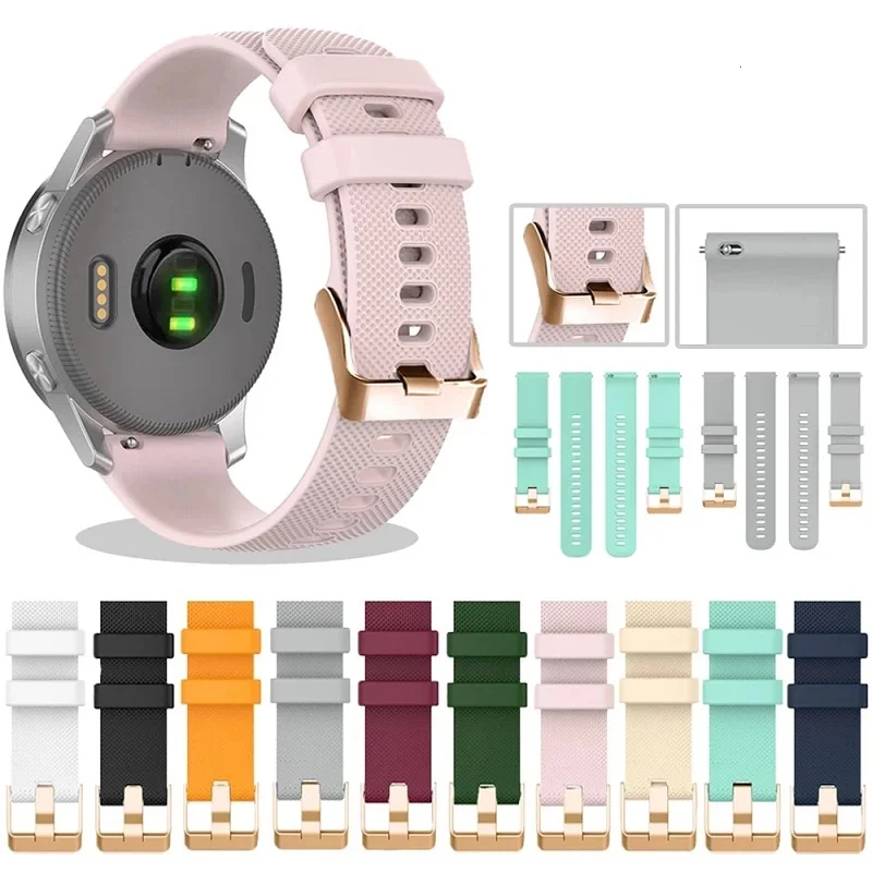 Bracelet Silicone Pour Garmin Vivoactive 3, Forerunner 245/645 - Sport, Neuf Avec étiquettes