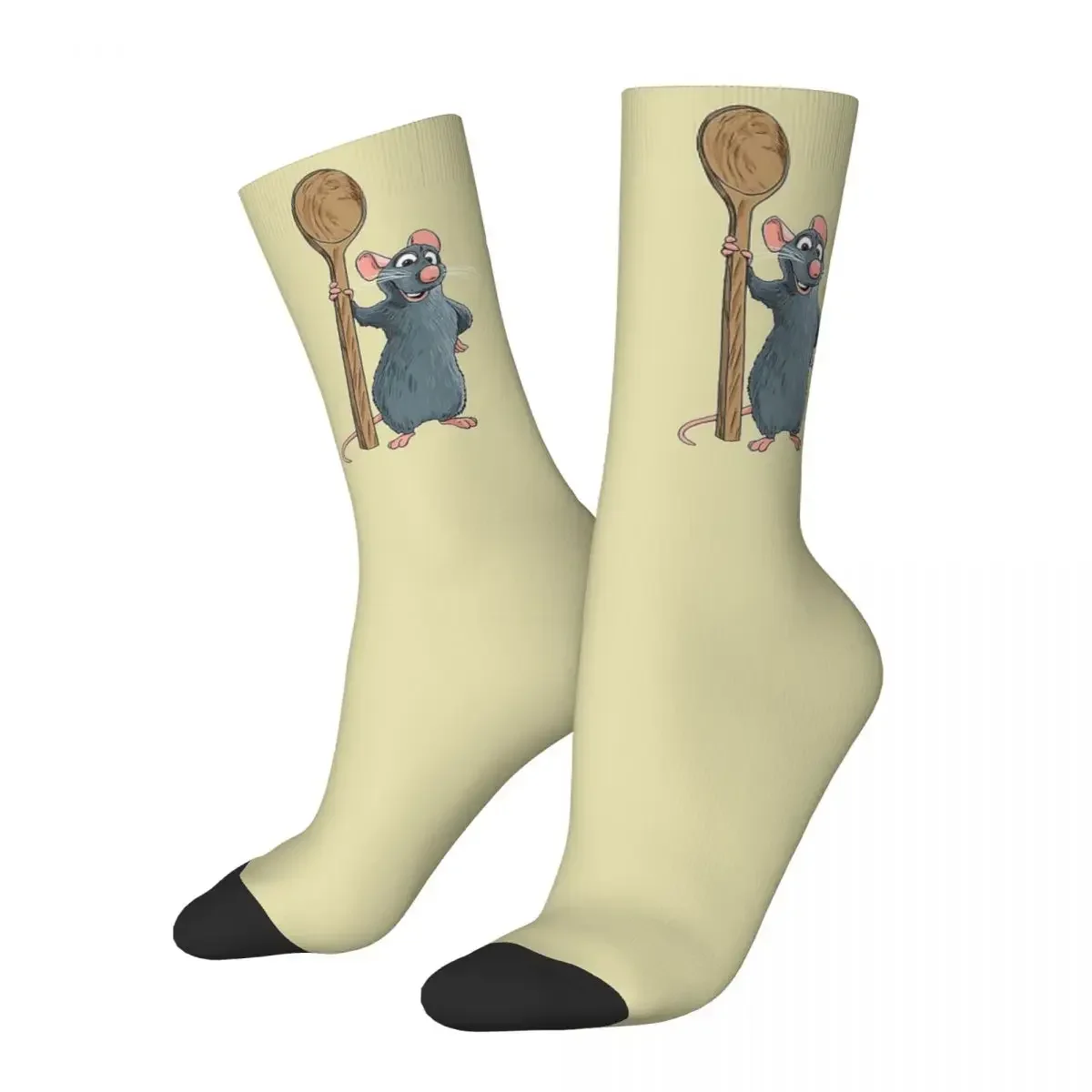 

Remy From Ratatouille Socks Harajuku Super Soft Stockings All Season Long Socks Accessories for Unisex Christmas Gifts