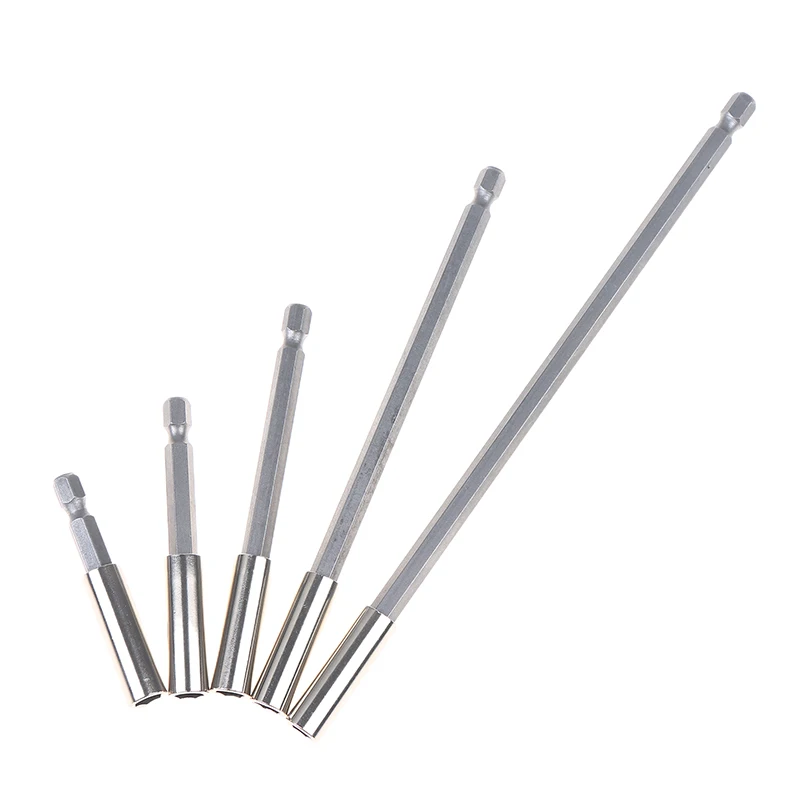 Quick Change Hex Shank Adapter Magnetic Bit Holder Extension 60-200mm Power Drill Impact Driver Cordless Tool Accessories