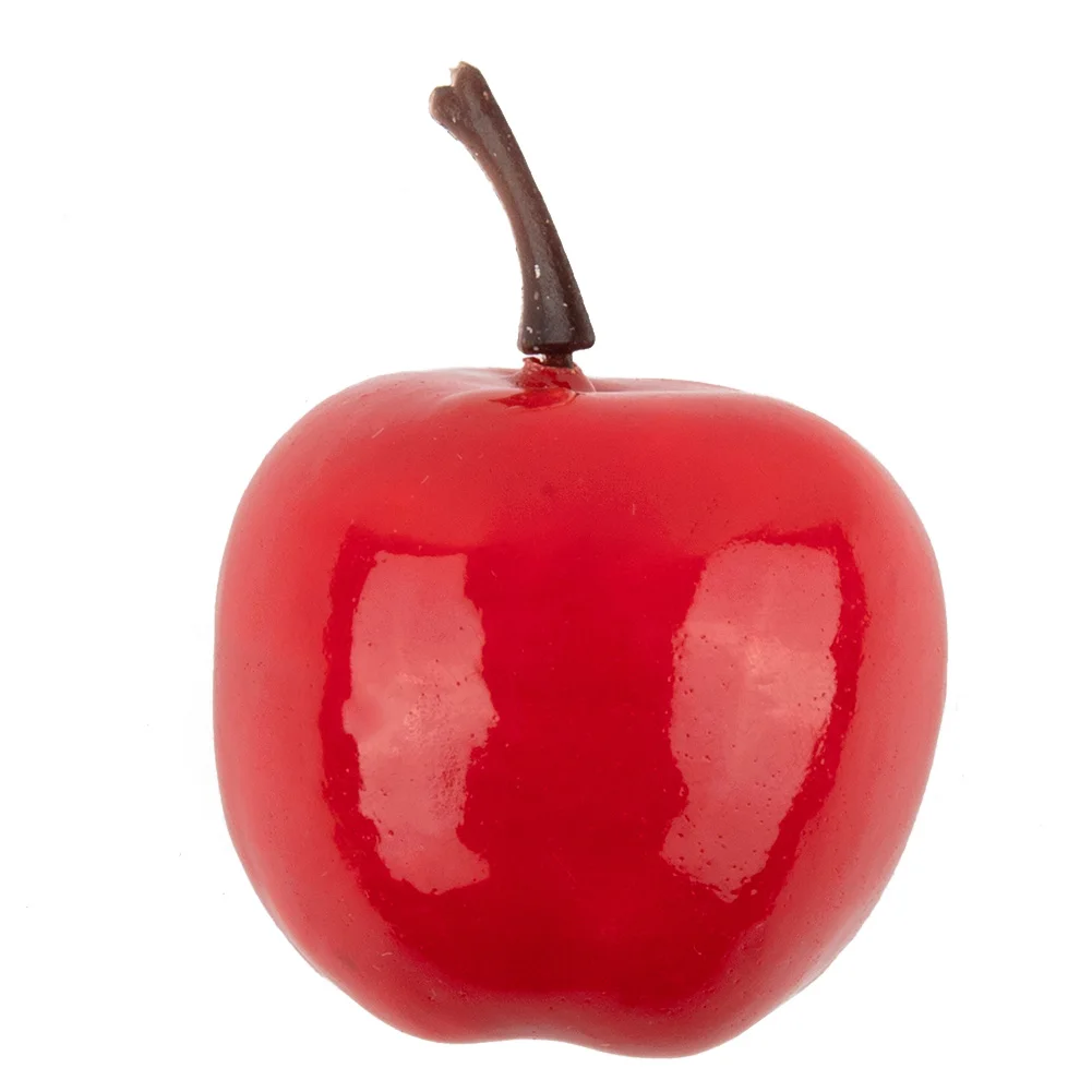 

20pcs Plastic Artificial Apples Fruits Props Lifelike Kitchen Fake Fruits Home Decor Artificial Apples Fruit Shop Model Decor