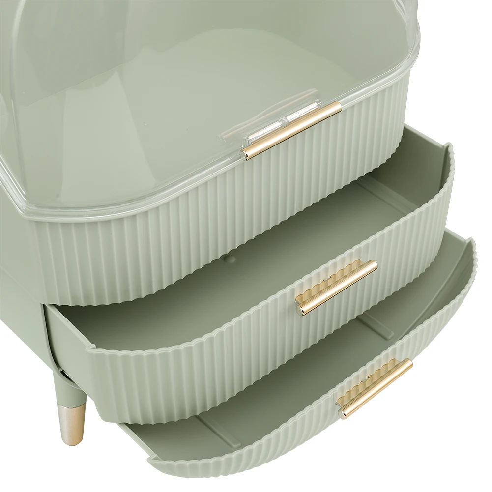 Dustproof Makeup Organizer with Drawers: 3 - 5 Days Free Delivery Only UK