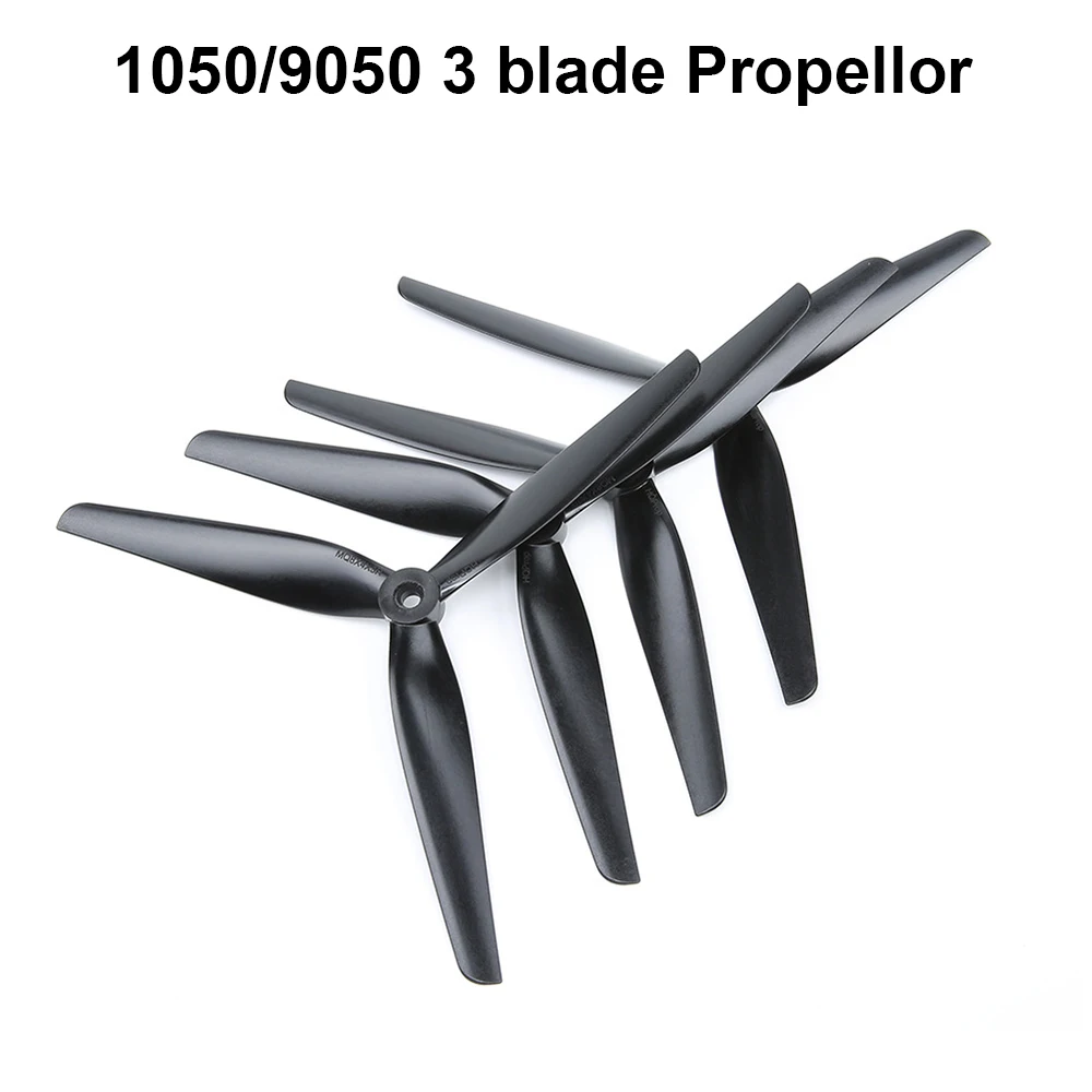 

HQ Prop 1050/9050 10inch/9inch 10x5x3/9x5x3 Propellers 3 blade/tri-blade Black-carbon Reinforced Nylon FPV Propellor Accessories