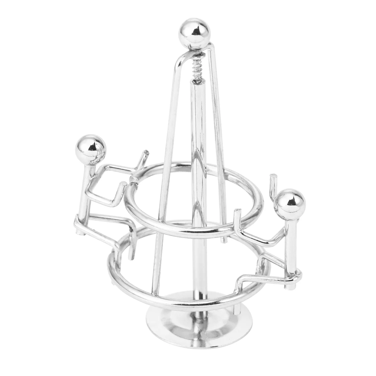 Creative Pendulum Balance Ball Swinging Tumbler Iron Figurine Craft Metal Craft Home Office Desktop Decoration
