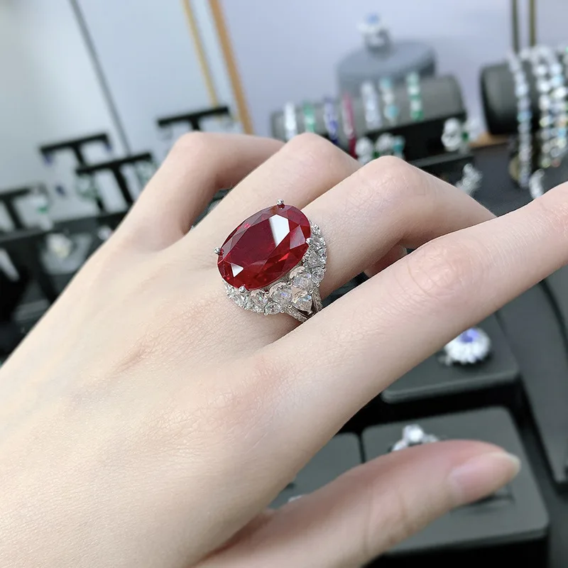 Ruby Engagement Rings - Oveela Jewelry