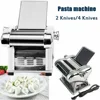 Pasta Maker Machine Manual 6-Speed Adjustable Thickness Settings Roller Pasta Noodles Maker, 135W  Electric Noodle Machine 3
