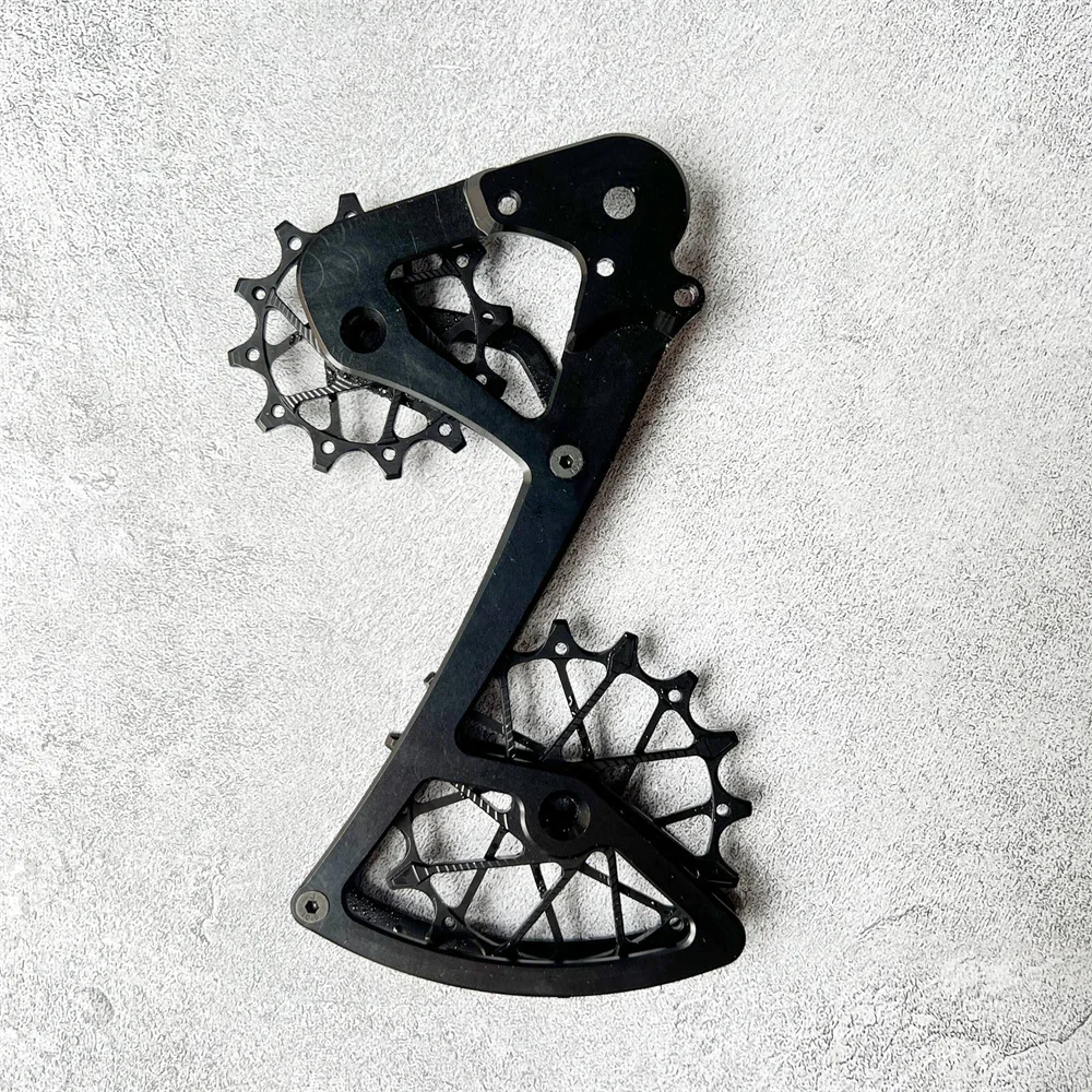 MTB-Rennrad-Heck-Umwerferkäfig-Rollen für SRAM 11/12-Gang-Umwerfer mit übergroßem Lager für NX GX X01 XX1 EAGLE AXS – Detail 8