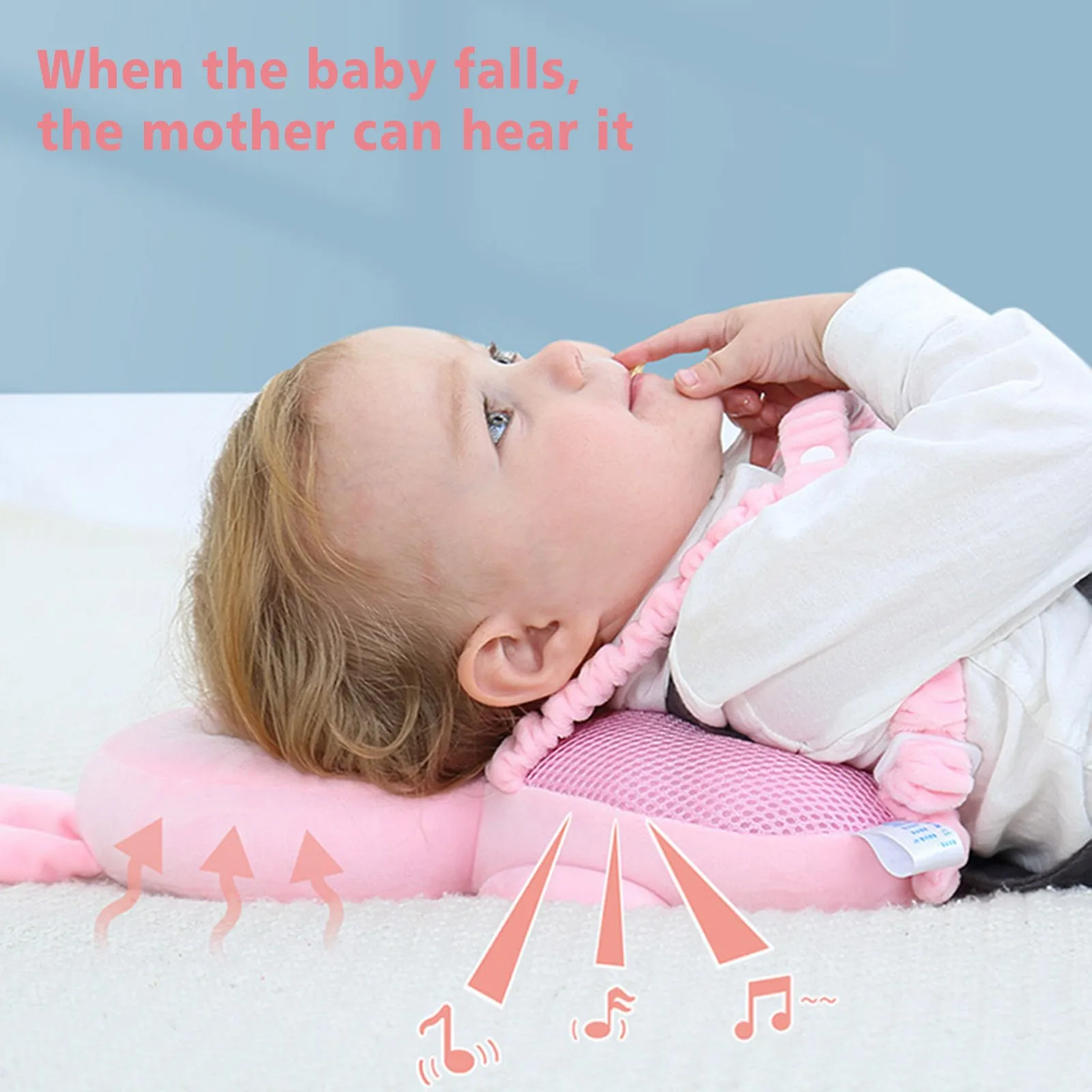 Baby Fall Back Head Protector Baby Head Protector Backpack For Crawling Walking Satin Pillowcase for Hair And Skin Standard Size