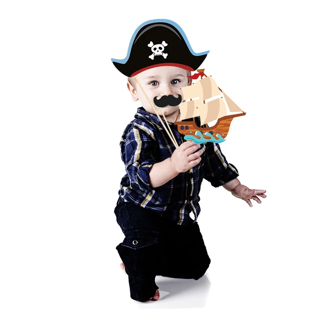 Conjunto de Acessórios Pirata Kit com 1 Pacote - Festas da 25