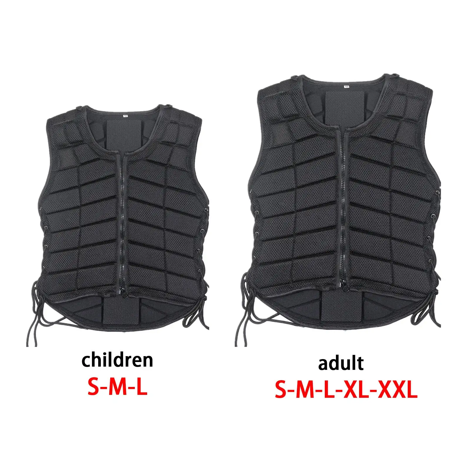 

Equestrian ,Horse Riding Training Waistcoat Body Safety Gear for Unisex Adults Boys Girls Children