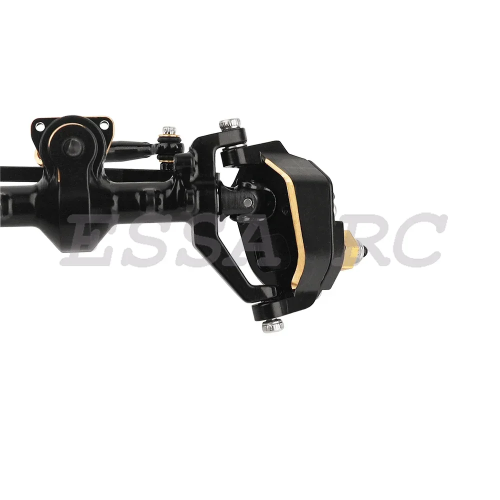 1/24 New Heavy Duty  Brass Metal Portal Front Rear Axle for 1:24 Axial SCX24 90081 C10 AXI00002 AXI0005 Upgrade Parts RC Car 3