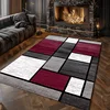 Modern Geometric Plaid Carpet for Living Room Soft Washable Rugs for Bedroom Decoration Home Parlor Sofa Large Area Floor Mats 2