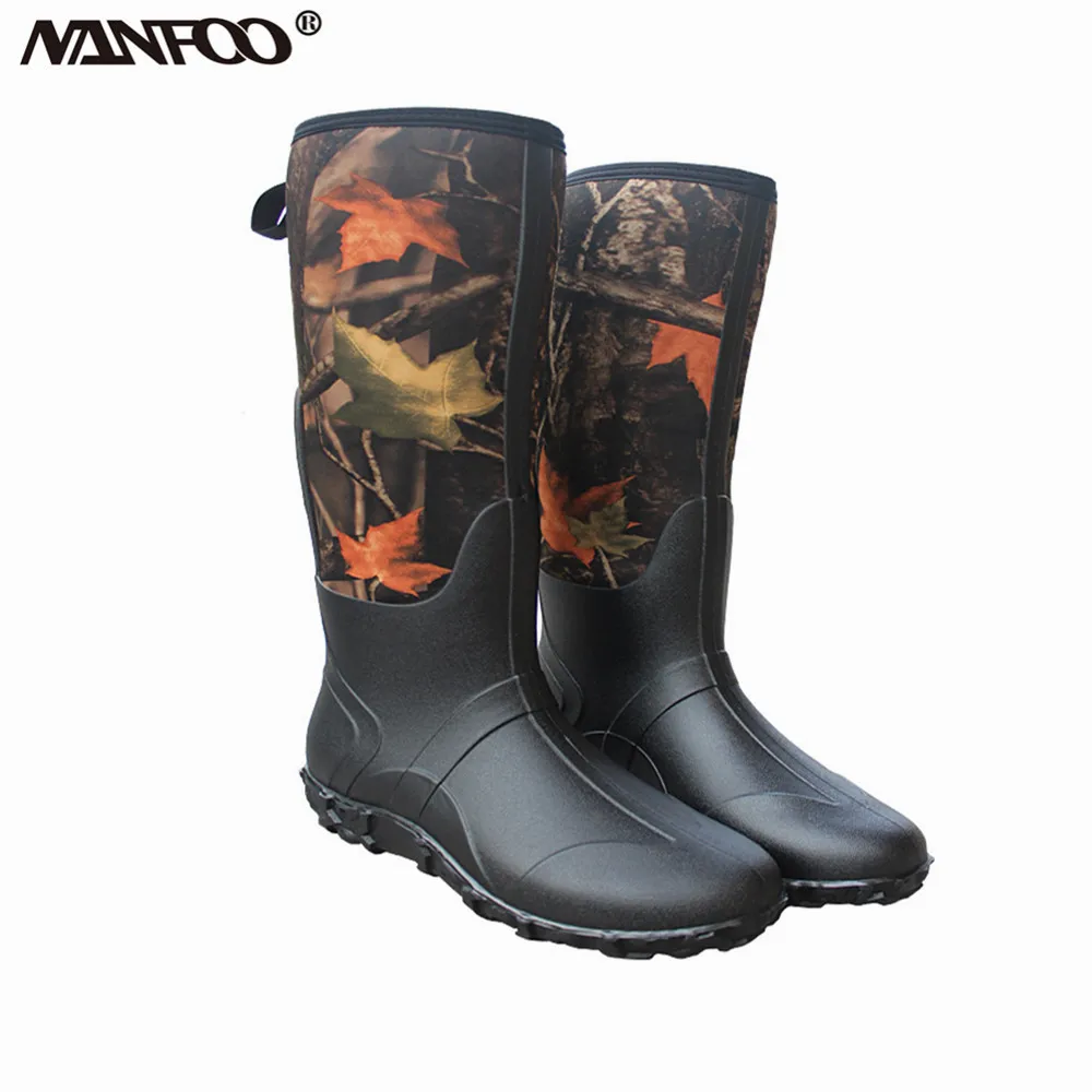 Men's Outdoor Anti-Water Shoes Durable Jungle Sports Hunting Fishing High Boots Breathable Anti-Slip Upstream Shoes Water