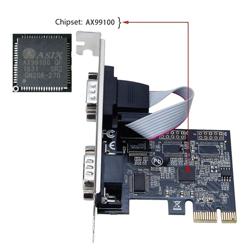 Porta Paralela Cartão de Expansão LPT, Porta Serial, COM, Impressora DB25, B0KA, PCI, RS232