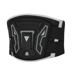 Adjustable Breathable Motorcycle Waist Protector - Professional Motocross Guard and Cycling Protective Belt - M(65-80cm) (Black)